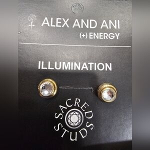 ​Alex and Ani Sacred Studs Post Earrings – Crystal Color Therapy (Illumination)